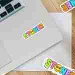 Stoner Smiley Sticker