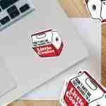 Don't Hate Me Just Because I'm a Little Cooler Sticker