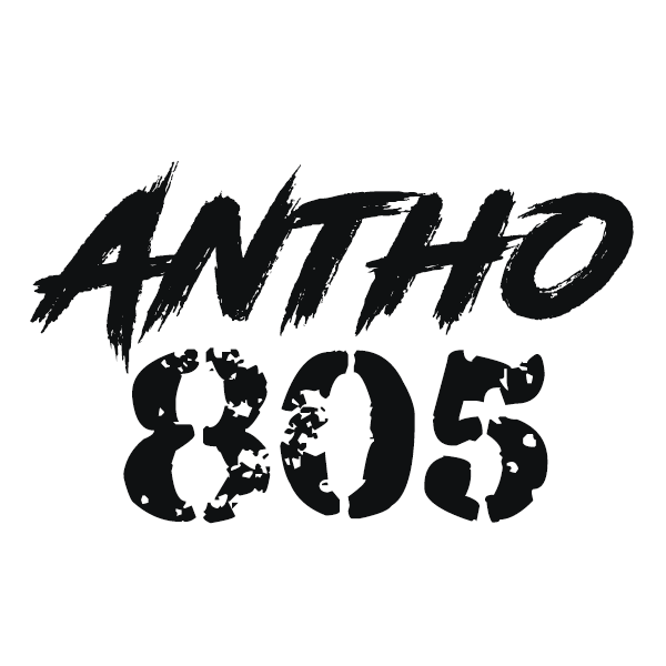 Antho 805 glass artist logo