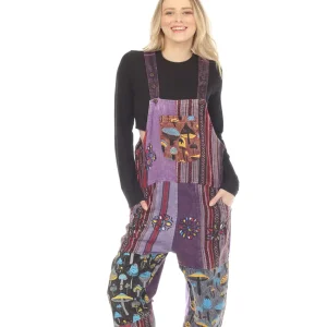 Cotton Hand Brush Bohemian Overall
