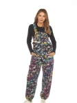 Tie Dye Butterfly Mushroom Overall
