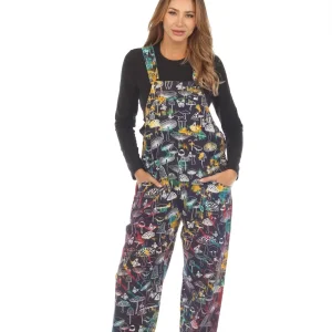 Tie Dye Butterfly Mushroom Overall