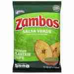 Zambos Plantain Chips Salsa Verde 140g ( Honduras )