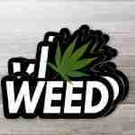 I Leaf Weed Sticker