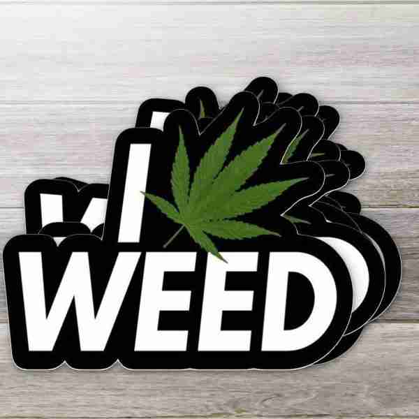 I Leaf Weed Sticker