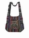 Cotton Zip/Two Side Pocket King Owl Bag
