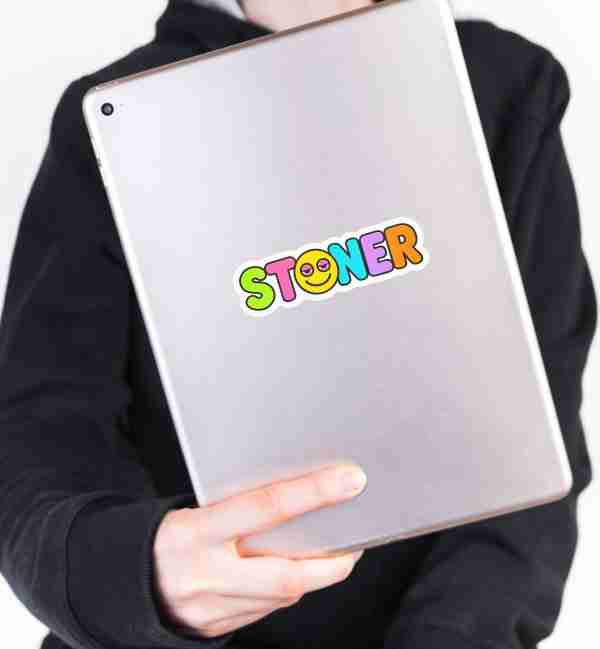 Stoner Smiley Sticker