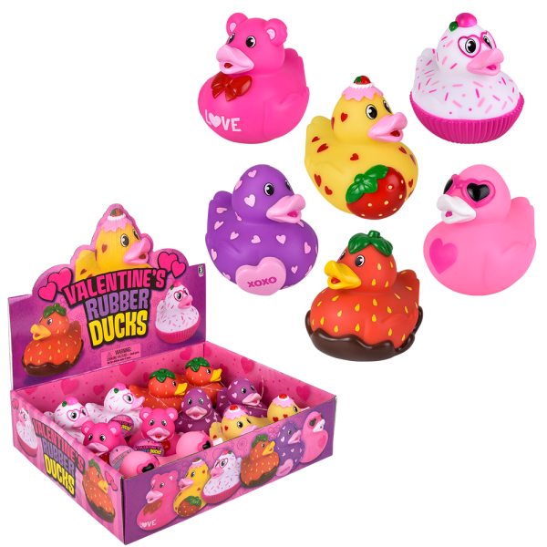 Valentine’s Rubber Duck Assortment 3.5"