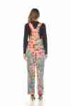 Cotton Tie Dye Multi Swirl Jumpsuit Overall