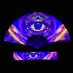 Eye See You Fan + Sleeve (UV Reactive)