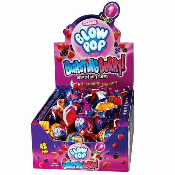 Charms Blow Pop Bursting Berry Flavor