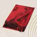 Rose Floral Pashmina Reversible Scarf Shawl