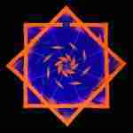 Vortex Bloom Flow Star - Double-Sided (UV Reactive)