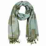 Rose Floral Pashmina Reversible Scarf Shawl