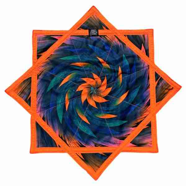 Vortex Bloom Flow Star - Double-Sided (UV Reactive)