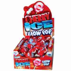 Charms Blow Pops Cherry Ice Flavor