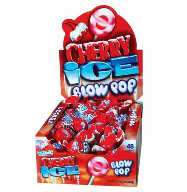 Charms Blow Pops Cherry Ice Flavor