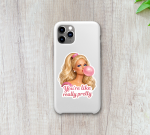 You're Like Really Pretty Sticker | Pink Doll Aesthetic Viny