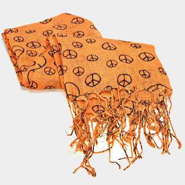 Peace Symbol Scarf