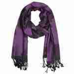 Rose Floral Pashmina Reversible Scarf Shawl