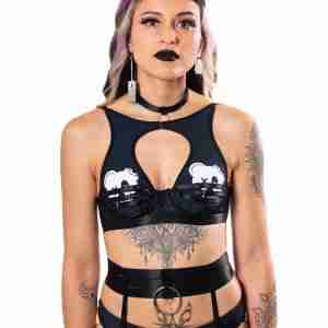 Hide and Seek Cutout Bra Top