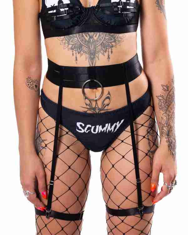 Hide and Seek Thong Bottoms with Garters