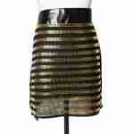 Mesh Stripe Skirt