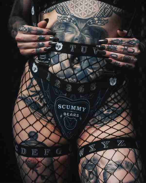 Seance Tech Bikini Bottom & Suspenders