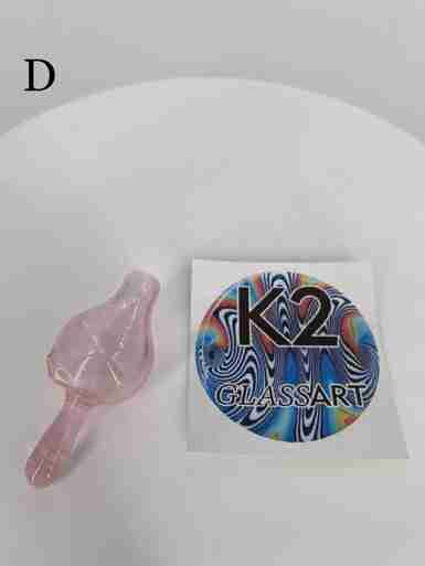K2 Glass Bubble Cap - Solid Color