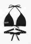 Ring Linked Halter Triangle Bikini Top