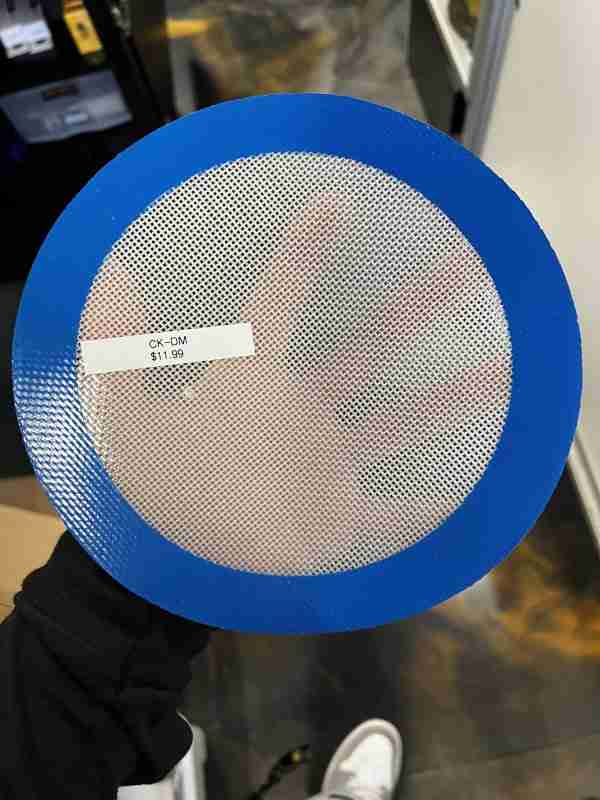 Silicone Dab Mat ( blue )