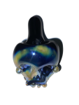 Black/Chrome Skull Pipe