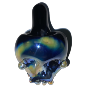 Black/Chrome Skull Pipe