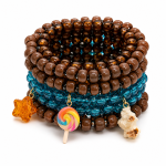 Shaggy Duck Large 3D Cuff Kandi Bracelet