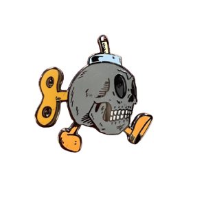 Pinitch Skull Tick Pin