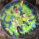 Roilty Extracts Rick & Morty Dab Mat Oil Slick