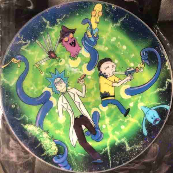 Roilty Extracts Rick & Morty Dab Mat Oil Slick