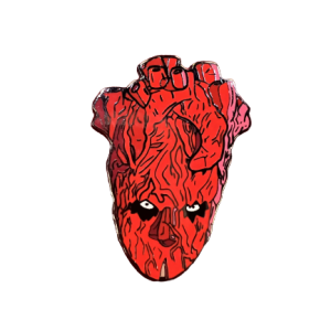 Pinitch Dead Heart Face Pin