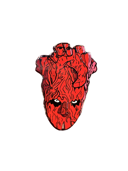 Pinitch Dead Heart Face Pin