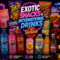 Exotic Snacks & International Drinks