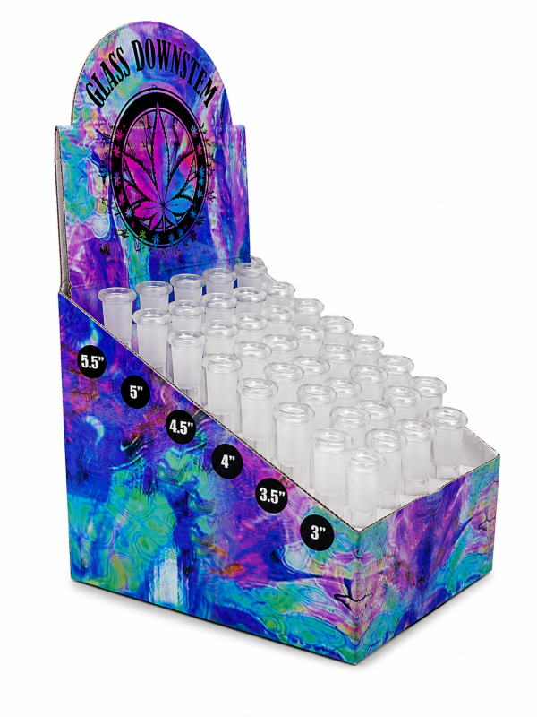 Glass Downstem - Assorted Sizes