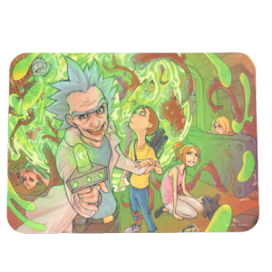 Rick and Mortyβs Explicit Trip silicone dab mat