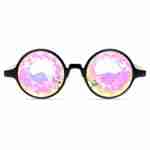 GloFX Black Kaleidoscope Glasses – Rainbow