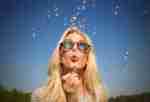 GloFX Black Kaleidoscope Glasses- Rainbow Wormhole