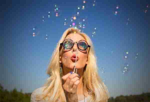 GloFX Black Kaleidoscope Glasses- Rainbow Wormhole