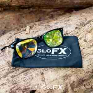 GloFX Ultimate Kaleidoscope Glasses β Black
