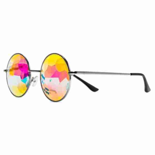 GloFX Imagine Kaleidoscope Glasses – Silver