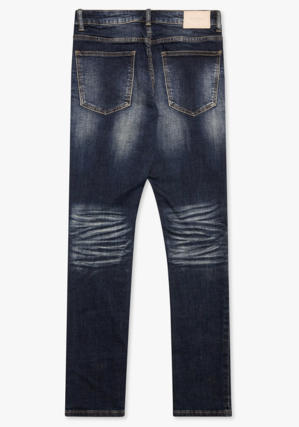 Mr 2.0 Men's Blue Stacked Skinny Jeans