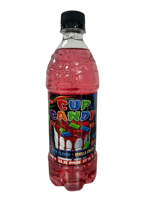 Slo Moe Sodas Cup Candy Vanilla Cream w/ Tech Red Flavor Soda