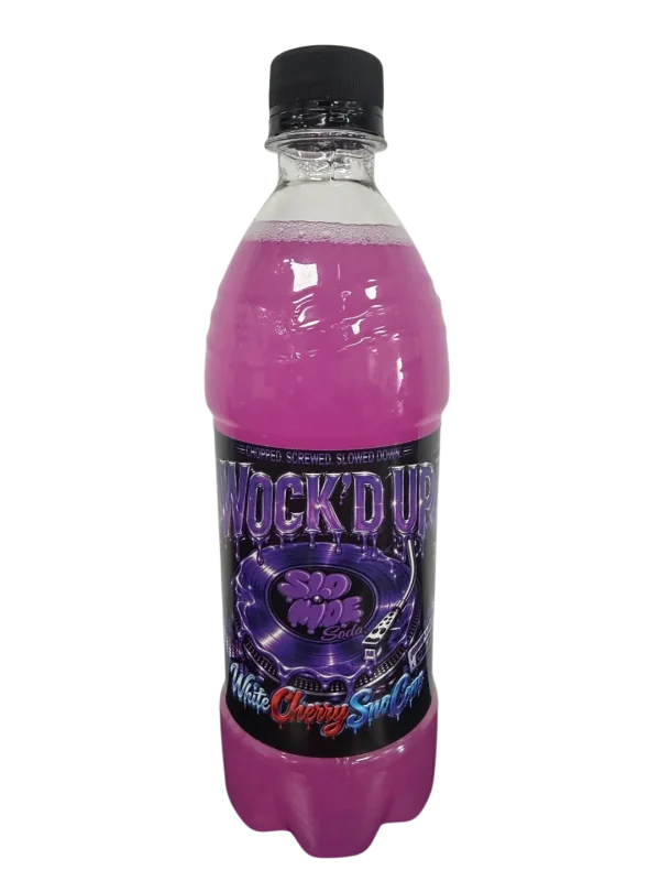 Slo Moe Sodas Wock'd Up White Cherry Sno Cone w/ Wock Flavor Soda